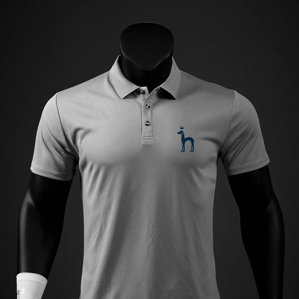 

2023 polo shirt Men's HAZZYS quick drying lapel short sleeve T-shirt corporate culture work clothes advertising shirt