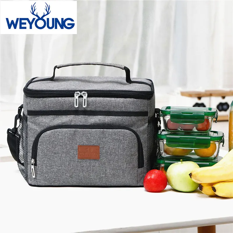 15L Portable Insulated Thermal Cooler Lunch Box Waterproof Tote Picnic Thermal Bags For Food Bento Pouch Dinner Container Bag