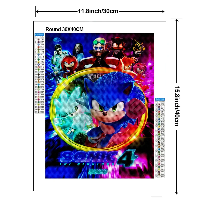 Набор для алмазной живописи сделай сам из японского аниме