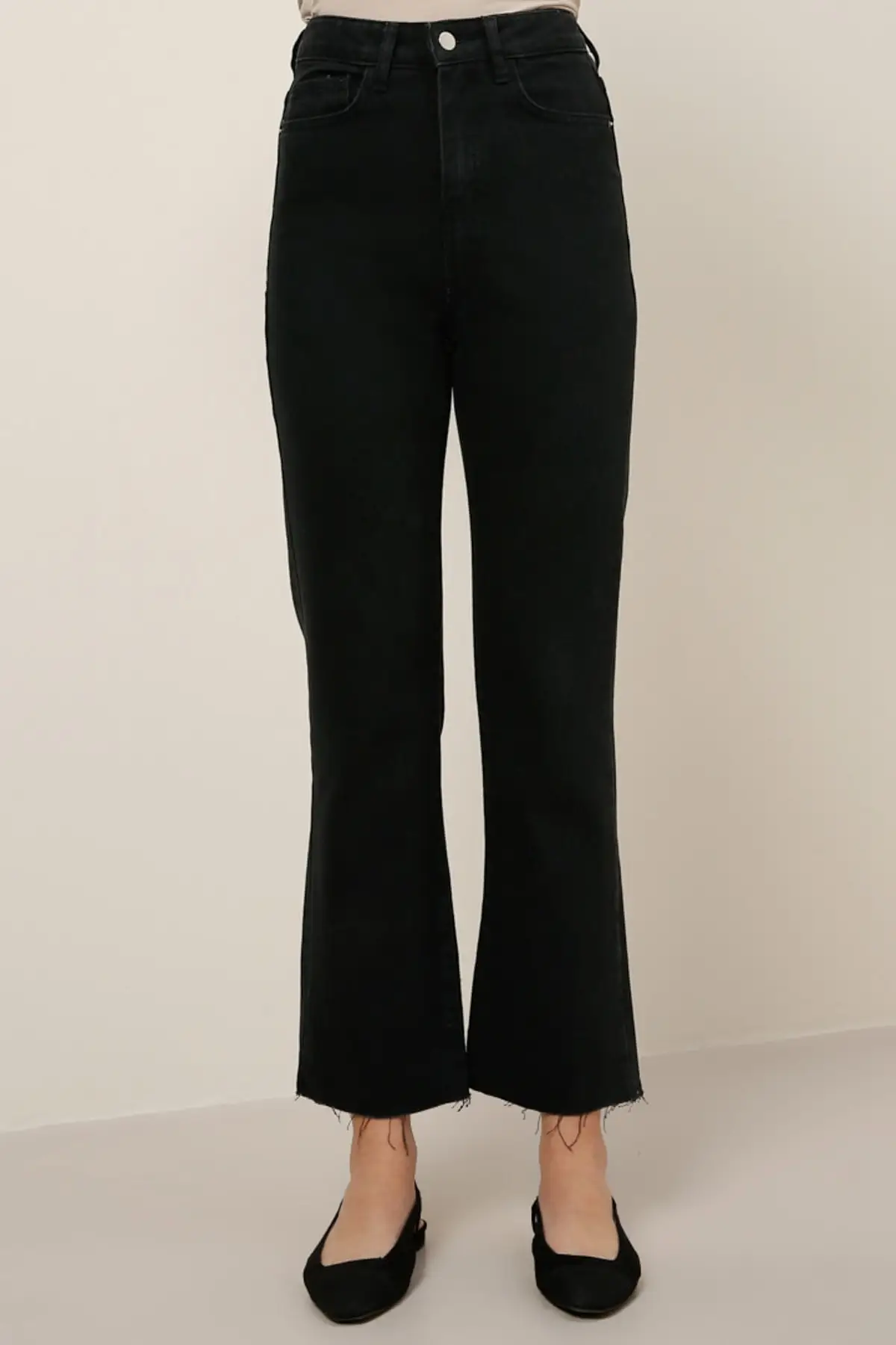 

Women Black Natural Fabric for Jeans Women's Islamic Clothing Pants