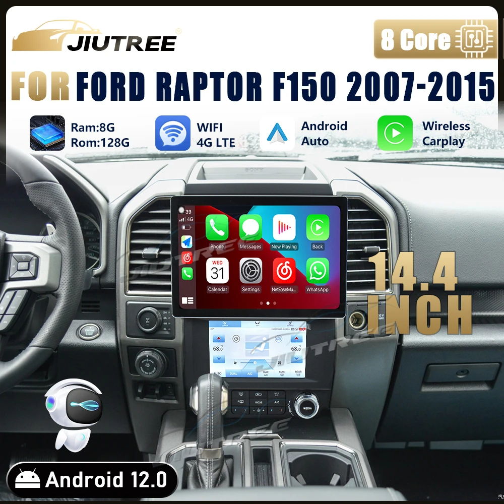 

Автомагнитола для Ford Raptor F150 14,4-2015, 2007 дюйма, Android 12, 4G, Wi-Fi, GPS-навигация