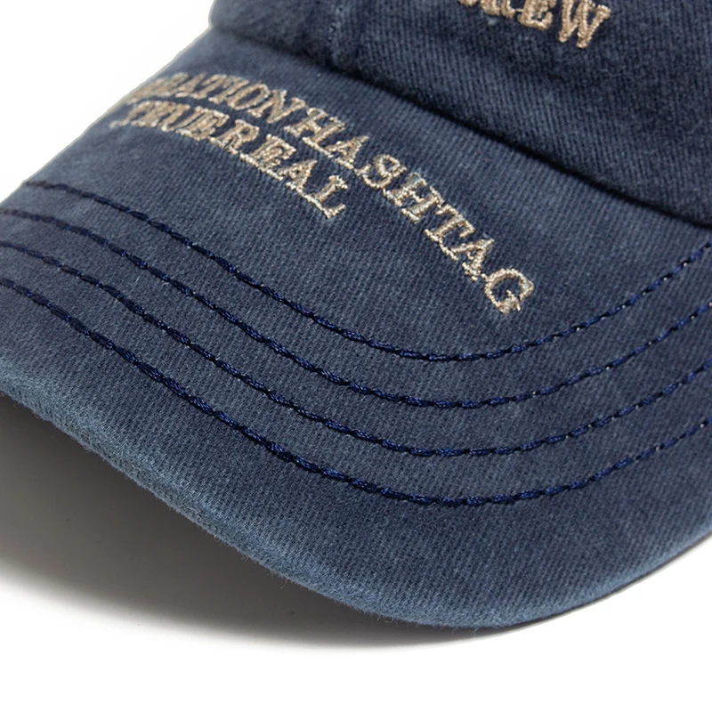 Кепка с вышивкой для мужчин и женщин Модная хлопковая бейсболка мягким верхом