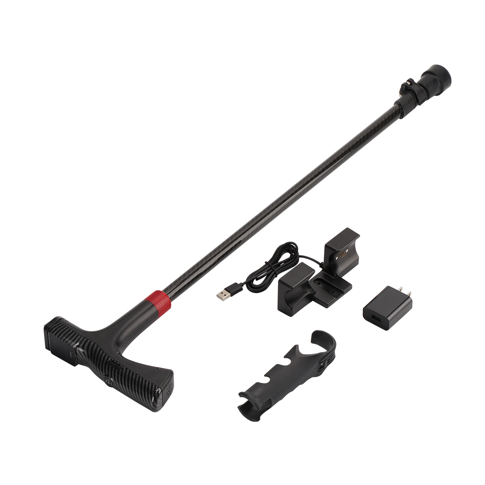 Умная электронная складная трость для пешего туризма пожилых людей SOS-вызов