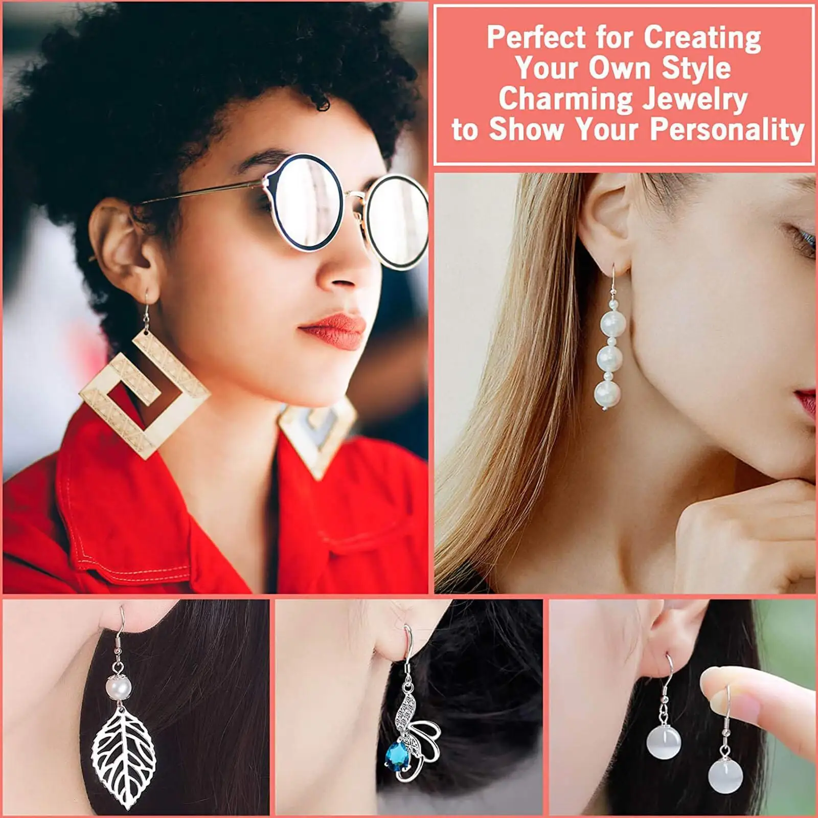 

Earring Making Set Jump Rings Earring Backs 150Pack Fish Hook Jewelry Making