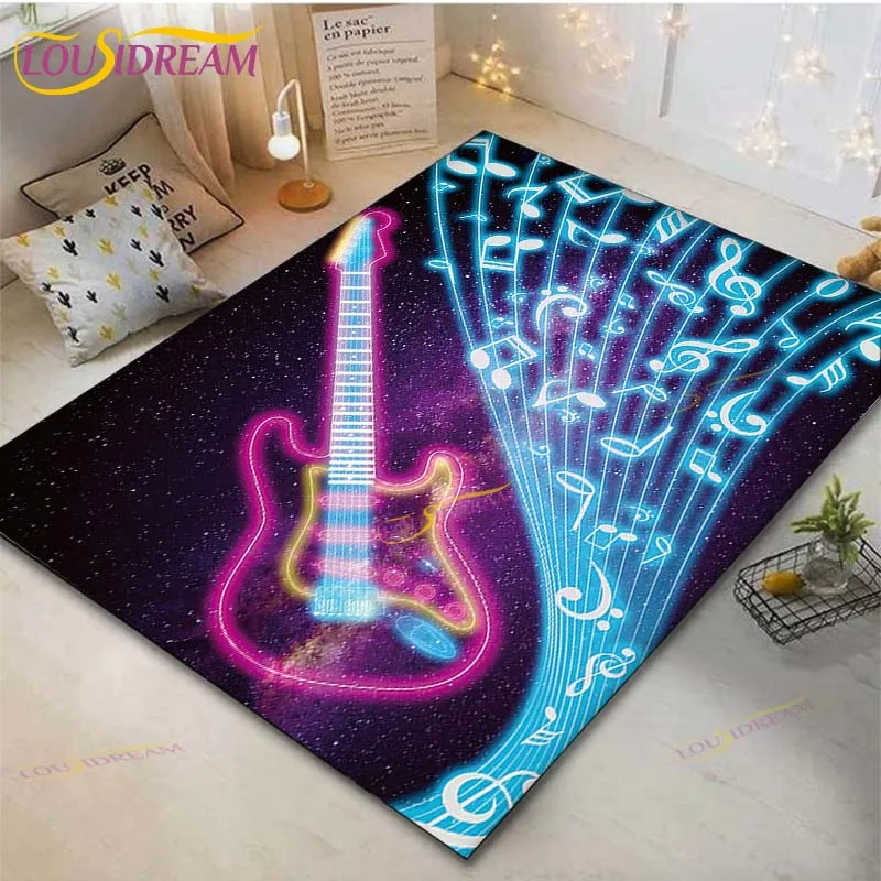 

Мягкий коврик для гитары, музыкальный мягкий коврик, ковер для гостиной, ковер для спальни, коврик для палатки, нескользящий коврик