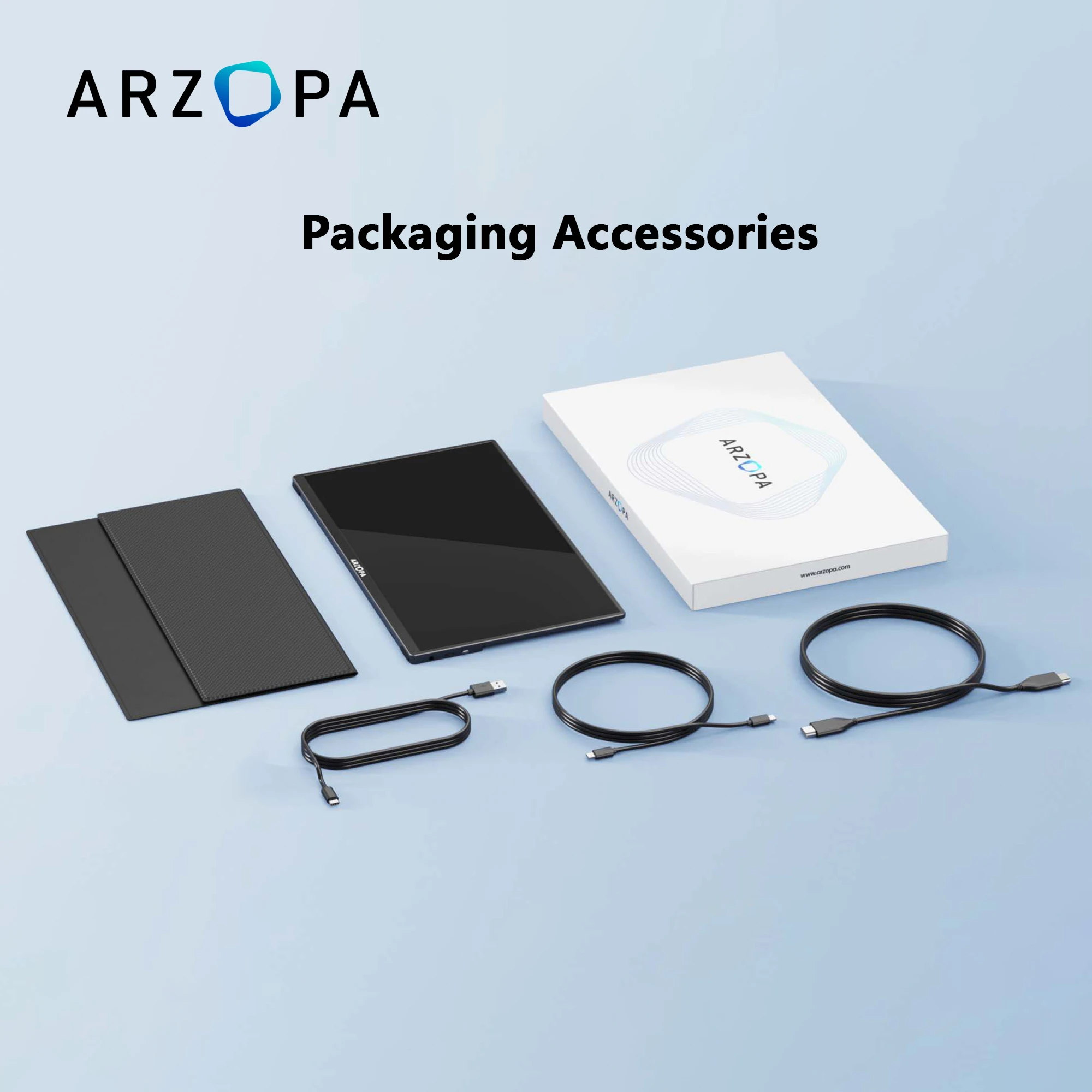 Фото Arzopa Лидер продаж IPS HDR 2K 2560*1600 ПК Портативный геймер IPS 16-дюймовый удлинитель экрана ноутбука №4