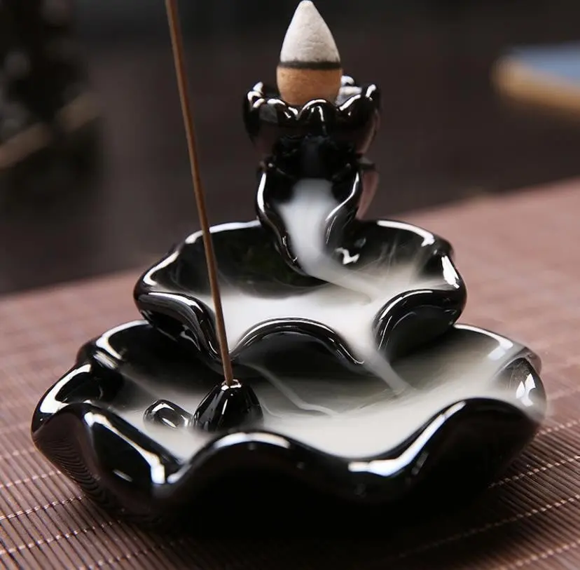 Stand for incense from ceramics &quotsliding smoke waterfall&quot | Дом и сад