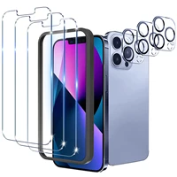 6 pack screen protector for iphone 1313 pro 6 1 inch 3 pack tempered glass 3 pack camera lens protector filmanti scratch