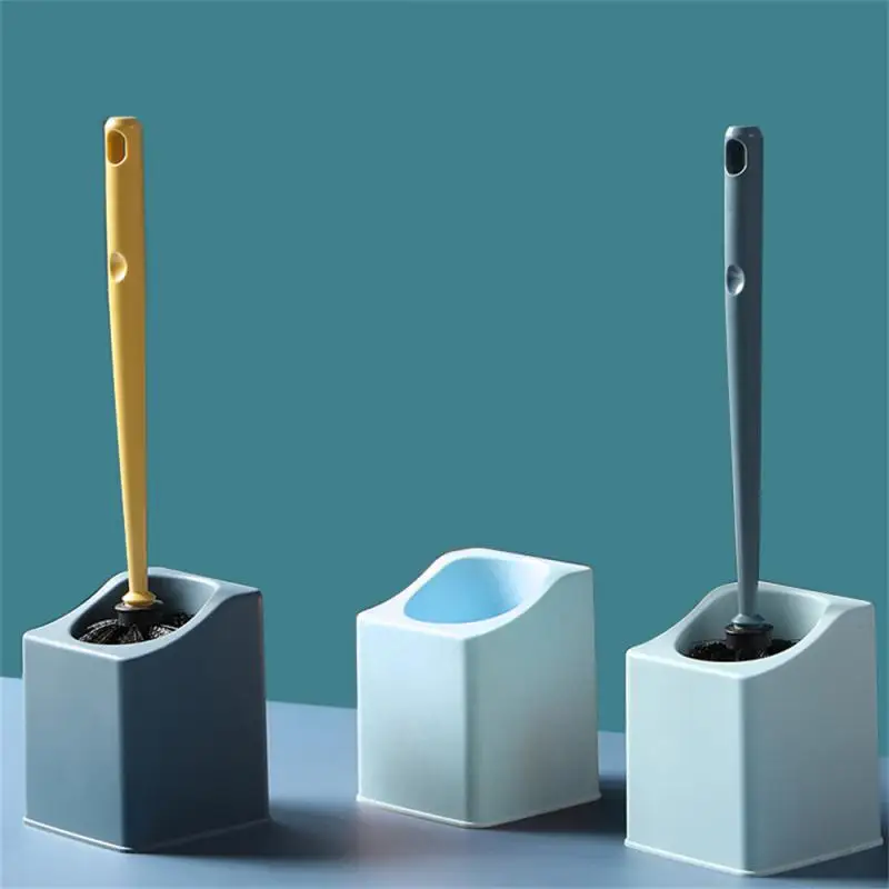 

Чистящая Щетка без перфорации для туалета, креативная Чистящая Щетка с основанием, сливаемая щетка для туалета, подходящая по цвету, для дома