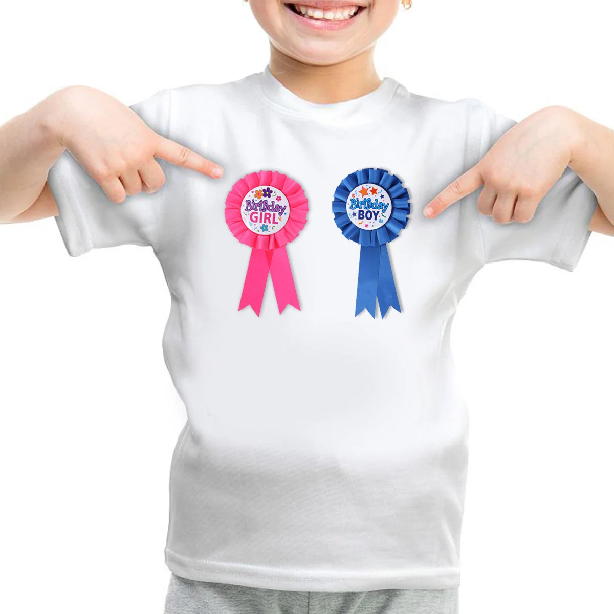 

1pcs Birthday Badge Stylish Creative Party Favor Prop Birthday Party Supplies for Kids