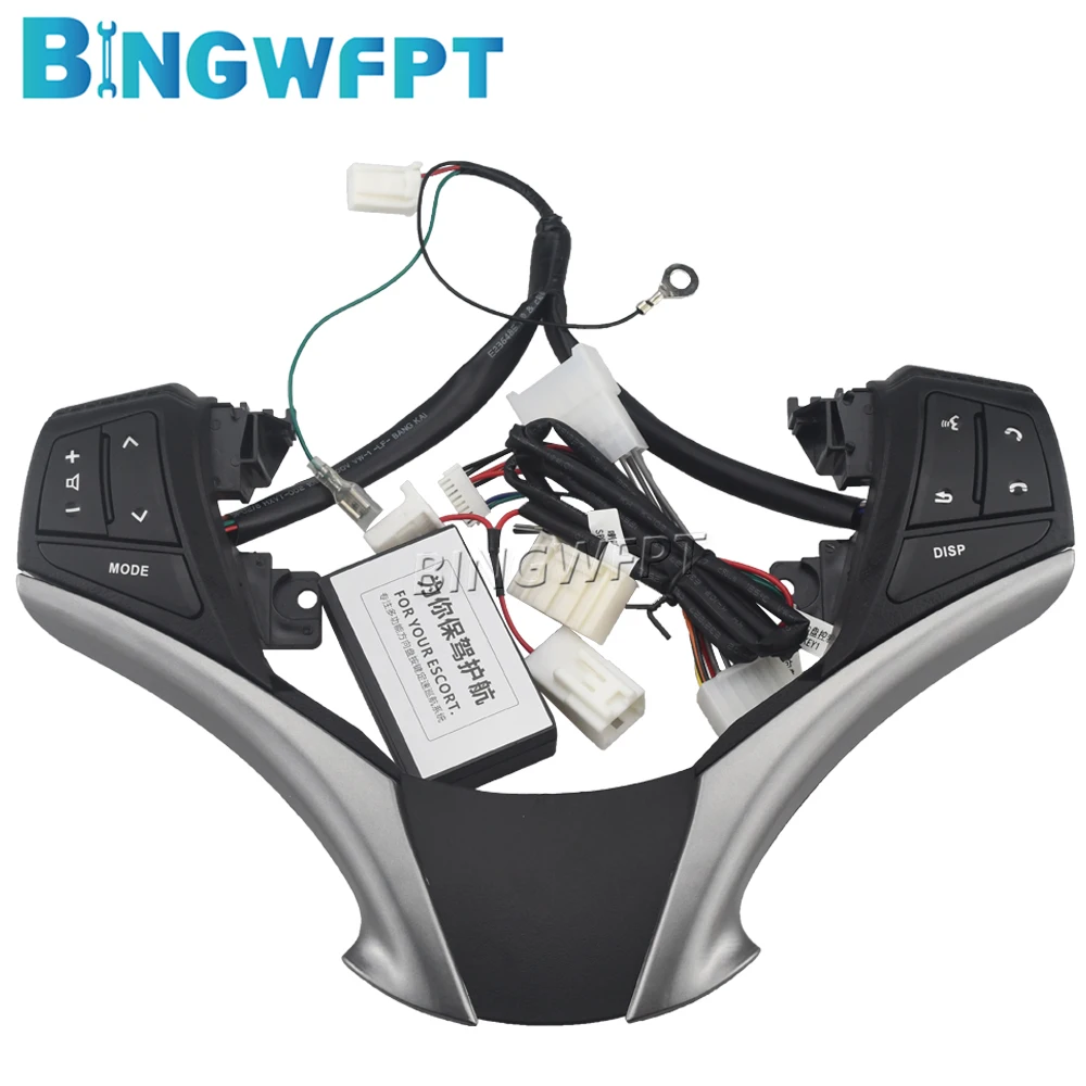 

Спиральный кабель для рулевого колеса Corolla RAV4, Bluetooth-переключатель для Toyota Yaris Vios 2013-2016