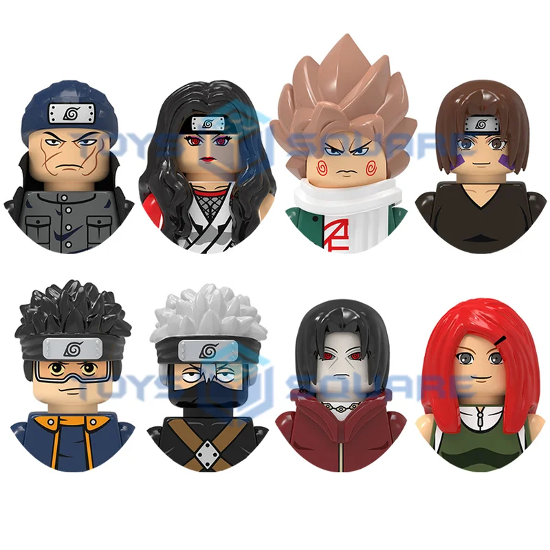 

The Ibiki Yūhi Kurenai Chōji Nohara Rin Obito Kakashi Itachi Uzumaki Kushina Model Building Blocks MOC Bricks Set Gifts Toys