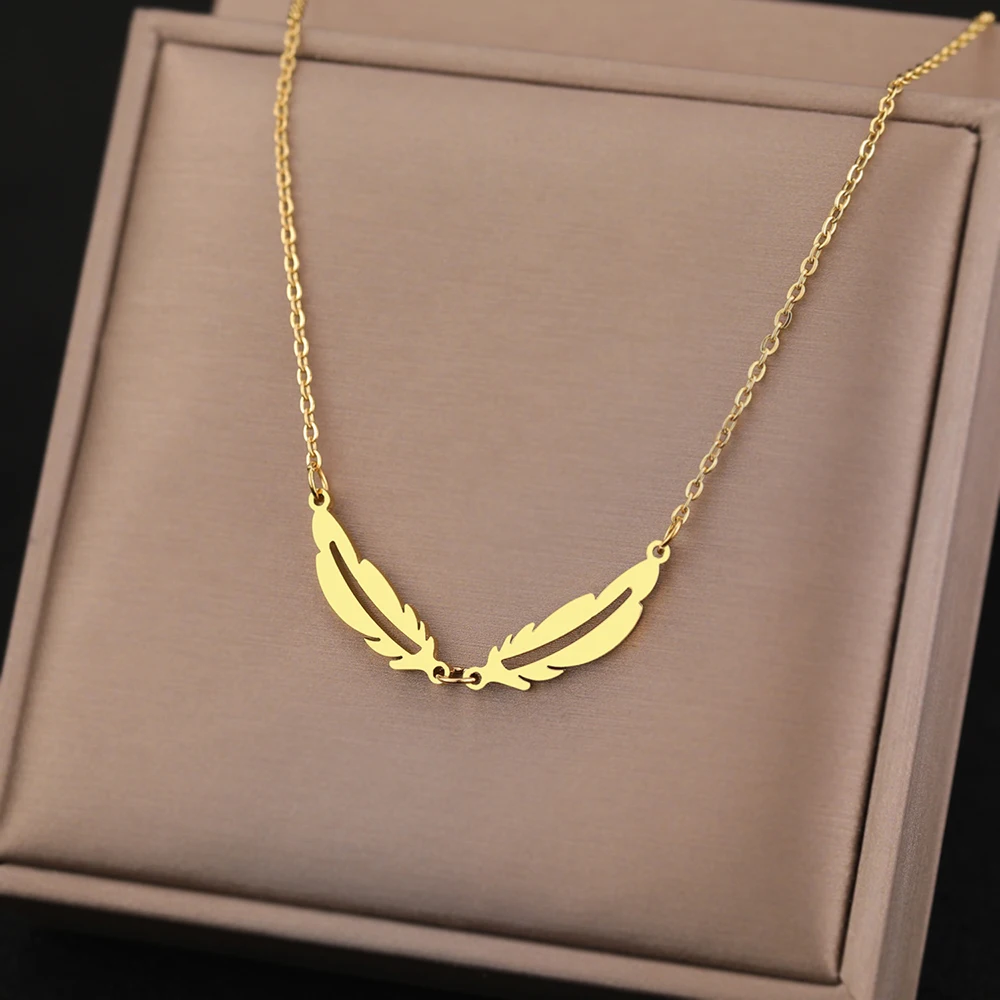 Stainless Steel Necklaces Cross Jesus Feather Sun Traveler Bike Pendants Male Chains Gothic Necklace For Women Jewelry Punk Gift