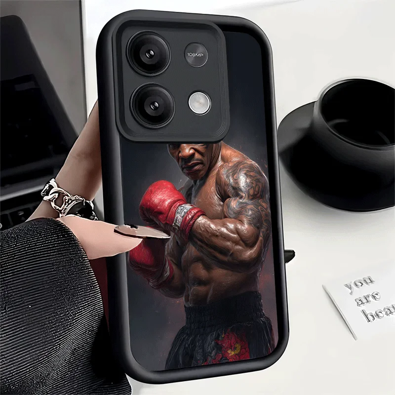 Чехол для телефона Xiaomi Redmi Note 15 14 13 Pro Plus, чехол с изображением Майка Тайсона, боксера, 12S 11 11S 11T 5G 14S, мягкий силиконовый чехол (art.: 3920d972b44be) - 3920d972b44be
