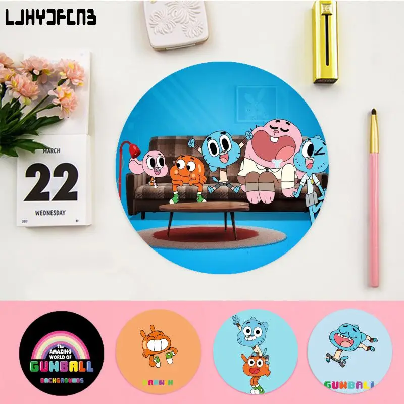 

Gumballs-Darwins-Amazings-World Rubber Small Cabinet Gaming Laptop Computer Desk Office Notbook Mouse Pad Mouse Mat Desktop Mat