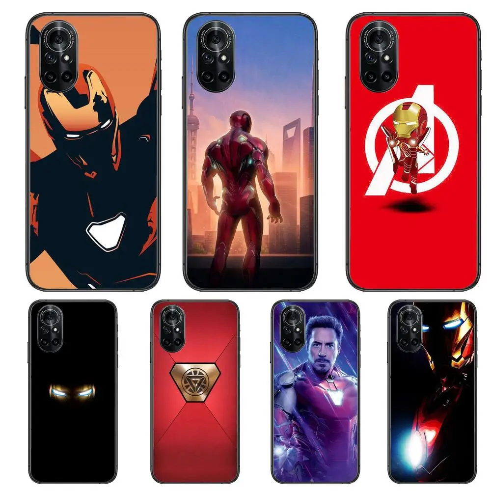 

Marvel Iron Man Clear Phone Case For Huawei Honor 20 10 9 8A 7 5T X Pro Lite 5G Black Etui Coque Hoesjes Comic Fash design