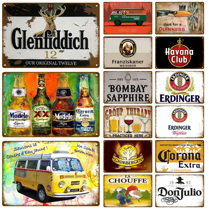 Винтажные металлические знаки в стиле ретро с изображением пива, напитков, алкоголя, жестяные знаки, забавный постер, декор для бара, паба, клуба, мужская пещера, настенное украшение, искусство