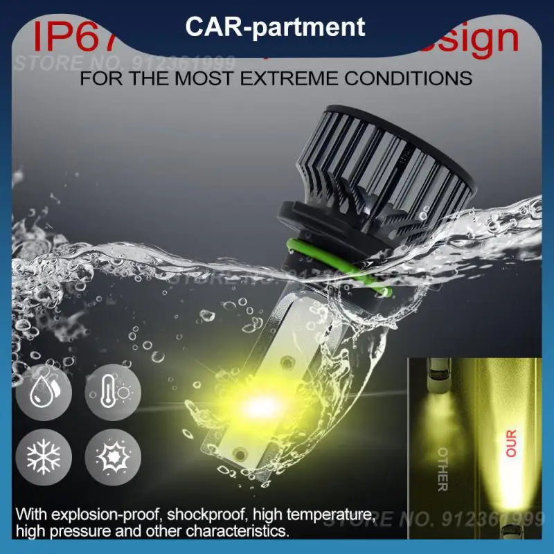 

9006 Автомобильный светодиодный противотуманный Телефон Ip68 длинный срок службы Телефон Ip68 Водонепроницаемый Автомобильный налобный фонарь Светодиодные Автомобильные аксессуары