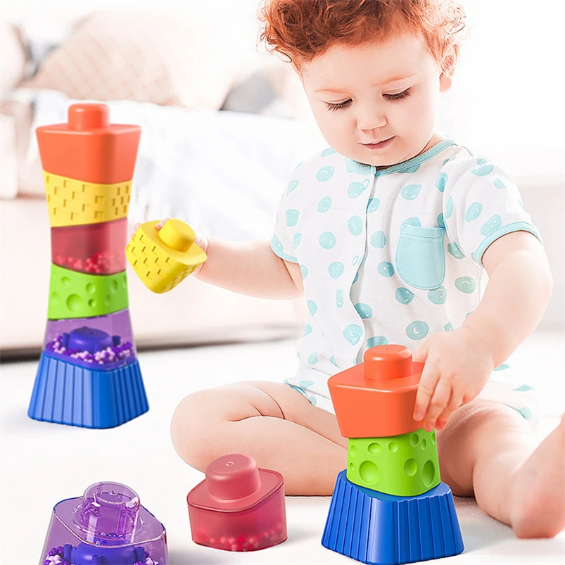

Montessori Toys Rainbow Color Stacking Cups Learning Eudcation Montessori Toys For 3 Year Olds Fine Motor Skill Children H64Y