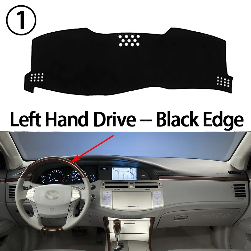 

Чехол на приборную панель для Toyota Avalon XX30 2005 2006 2007, коврик для приборной панели автомобиля, солнцезащитный козырек, чехол для инструмента, аксессуары для стола