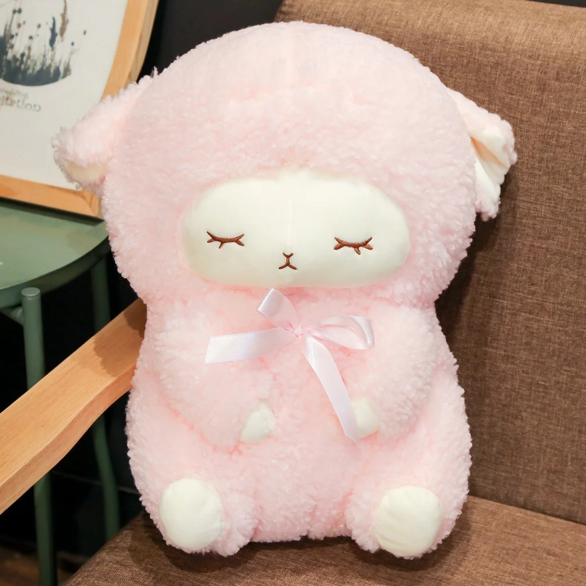 

Плюшевая игрушка, милая Спящая овца, кукла, перекрестная граница, Лидер продаж, Спящая овца, плюшевая игрушка, подарок для девочки