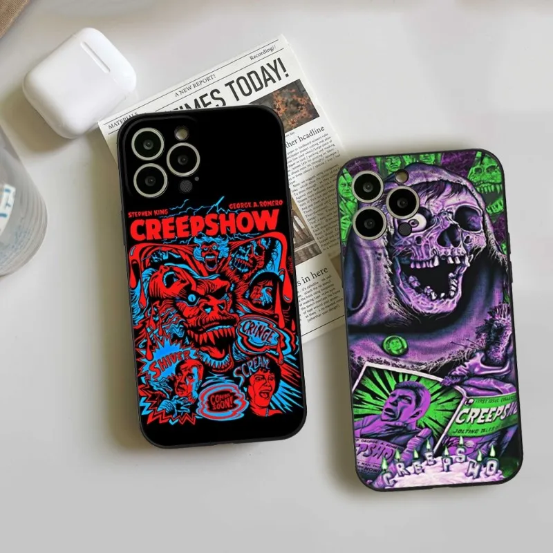 

Cute Cartoon Creepshow 1982 Phone Case FOR IPhone 14 13 11 12 Pro 8 7 Plus X 13 Pro MAX XR XS MINI Black Covers