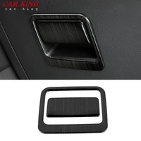 stainless steel car co pilot storage box handle trim sticker for toyota rav4 xa50 2019 2020 2022 handle bowl cover accessories