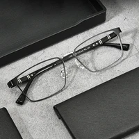 new arrival fashional full rim pure titanium frame glasses for man and woman super light optical eyewears