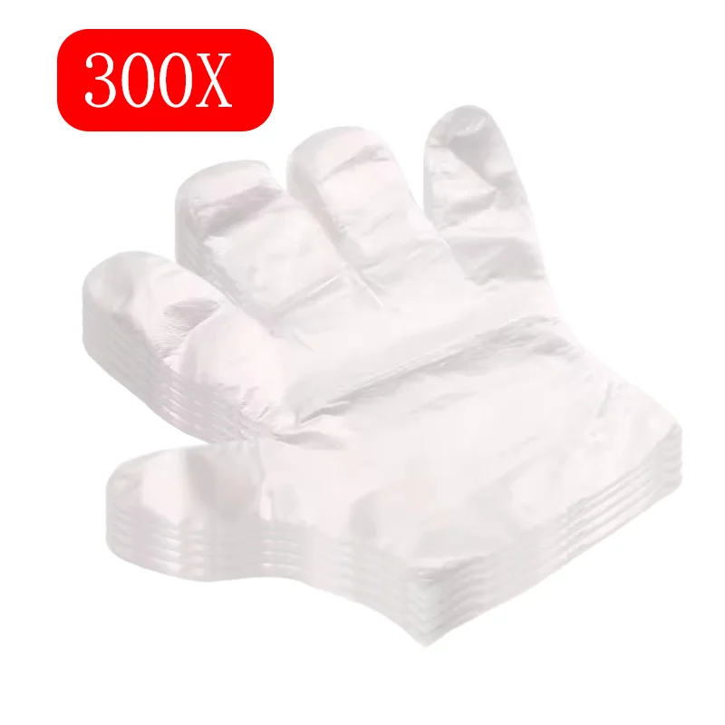 Одноразовые прозрачные перчатки из ПЭ