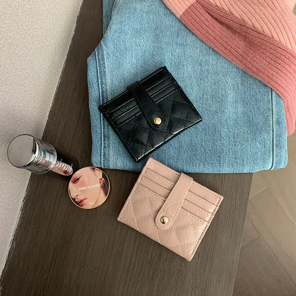 

Women's Purse PU Leather Wallet for Women Coin and Card Purses Luxury Designer Foldable Portable Lady Coins Purses Free Shipping