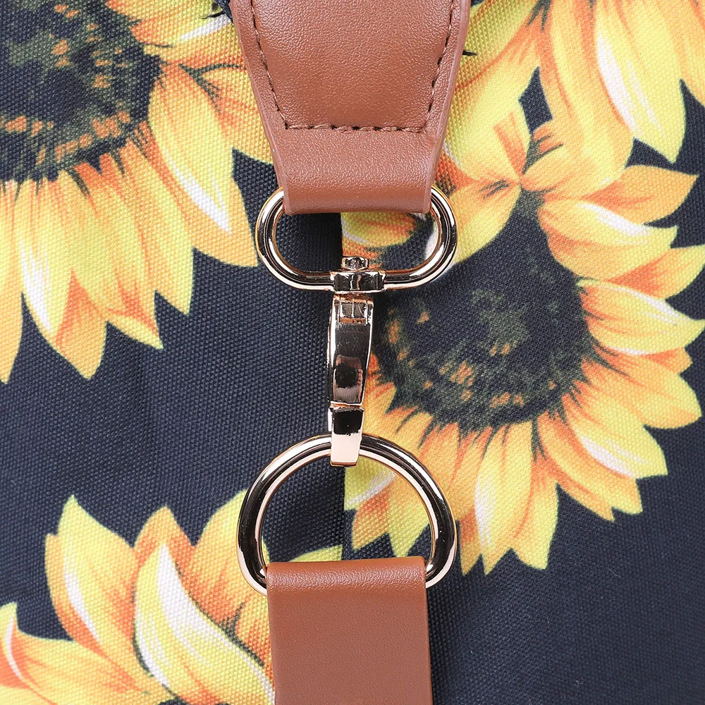 Shoulder Travel Bag For Women Patchwork Flower Color Men's Travel Luggage Large Capacity Ladies Fashion Shoulder Bag