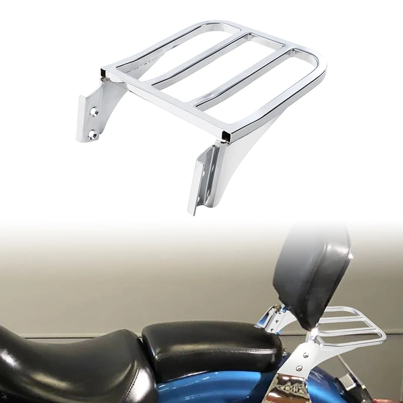 

Motorcycle Sissy Bar Backrest Rear Luggage Rack For Harley Heritage Softail Dyna Fatboy Street Bob FXDB Low Rider Super Glide FX