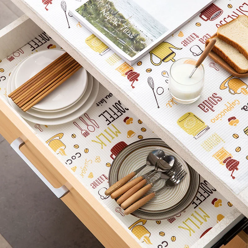 Маслостойкий водонепроницаемый нескользящий коврик для кухонного шкафа 30 х20 см