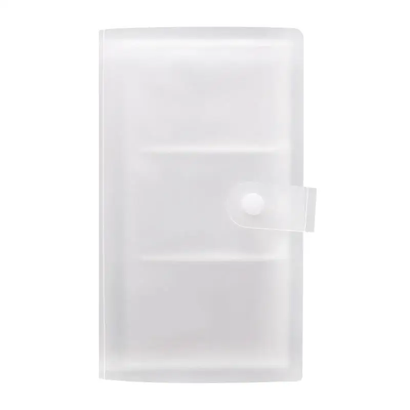 

Clear Photocard Holder Book Card Protectors Sleeve Pages Transparent PP Case Protector For Office School IDs Credit Cards Driver