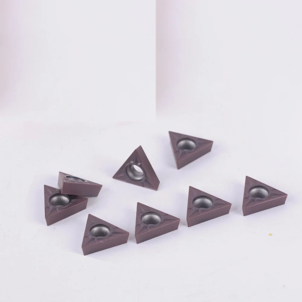

10pcs TCMT16T308 VP15TF Carbide Insert Lathe Triangle Blade Tool Turning Indexable Bits 0.6 * 0.2 * 0.15 Inches Indexable Insert