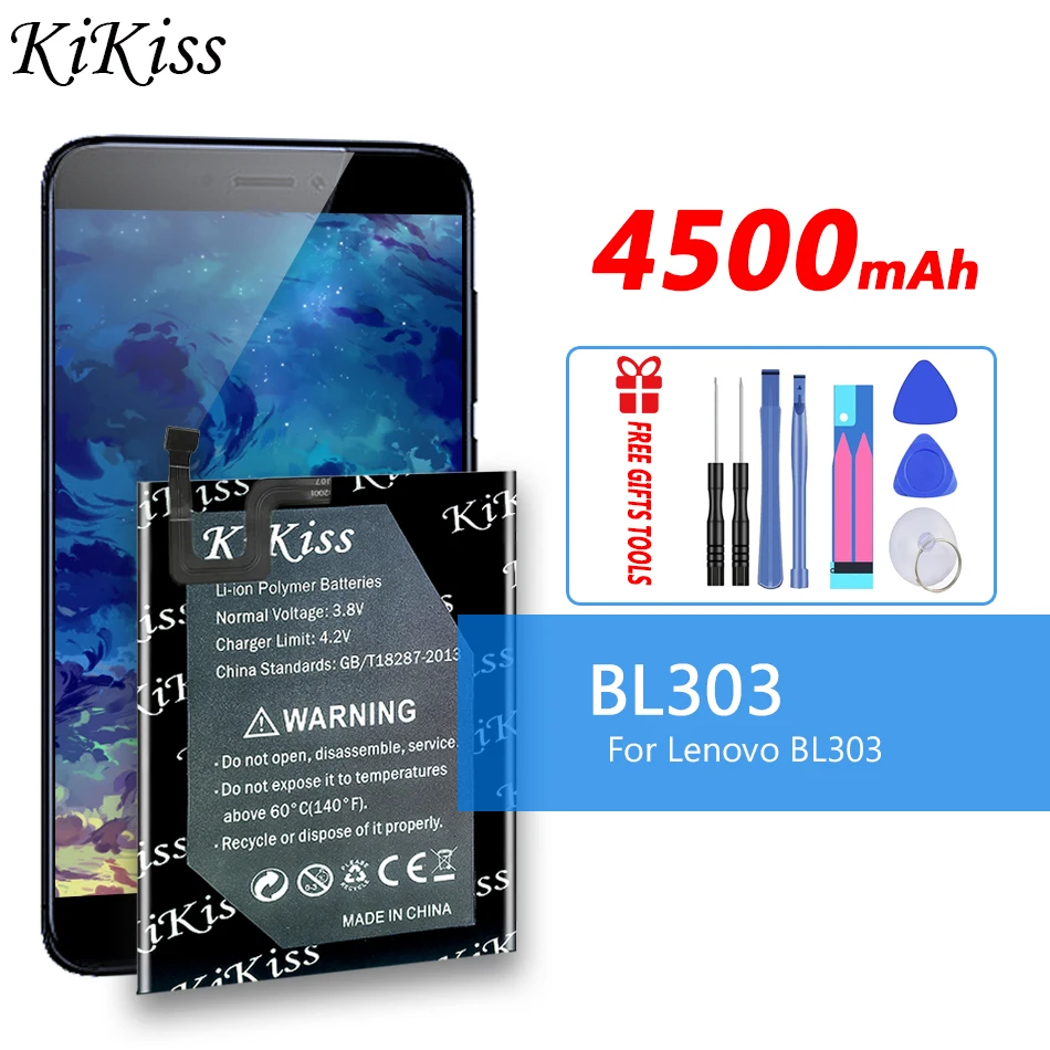 

Аккумулятор KiKiss BL303 на 4500 мА · ч для Lenovo BL303