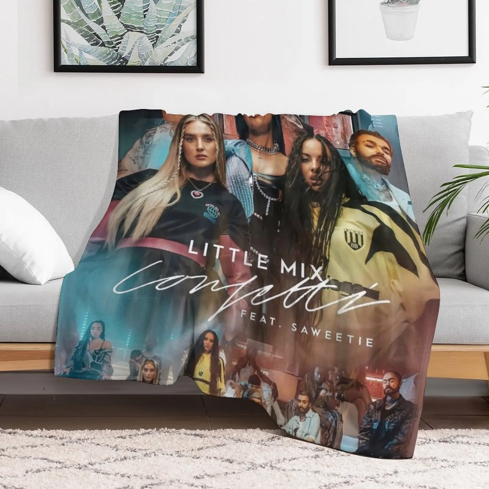 Маленький микс конфетти музыкальное видео пледы фланелевое одеяло плед одеяла