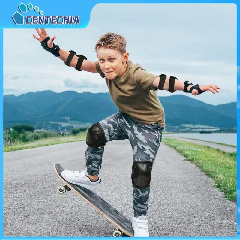 

Wicking Knee Support Breathable Elbow Support Comfortable 4 Pieces Knee Protect Protective Gear Anti-collision Knee Pads Thick