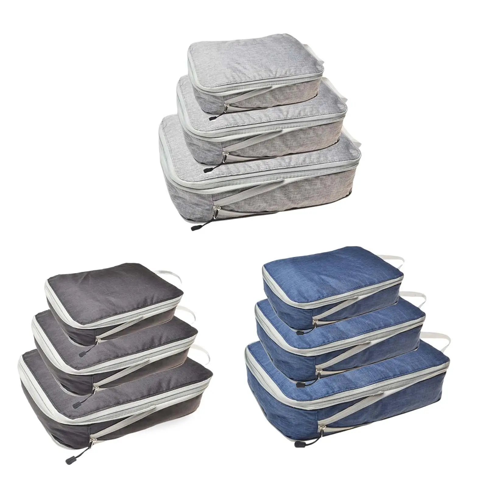 3x складной чемодан Органайзер водонепроницаемый нейлоновые сумки для белья