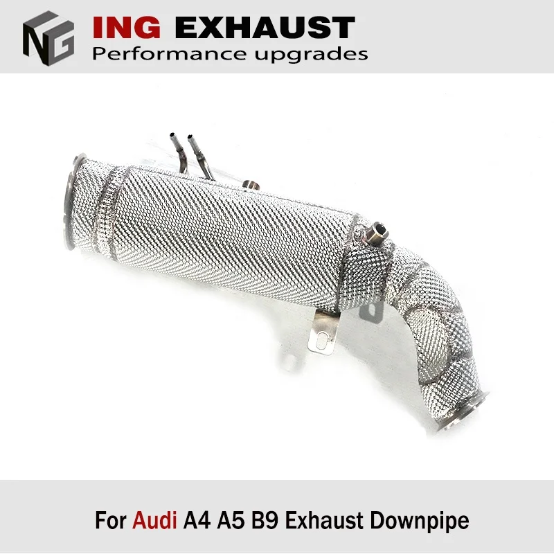 Лидер продаж ING выхлопная труба для 2017-up A4 A5 B9 2.0T EA888 OPF нержавеющая сталь без