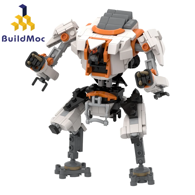 Buildmoc игра титанолз суперпризрак ронин механическая мощность набор строительных