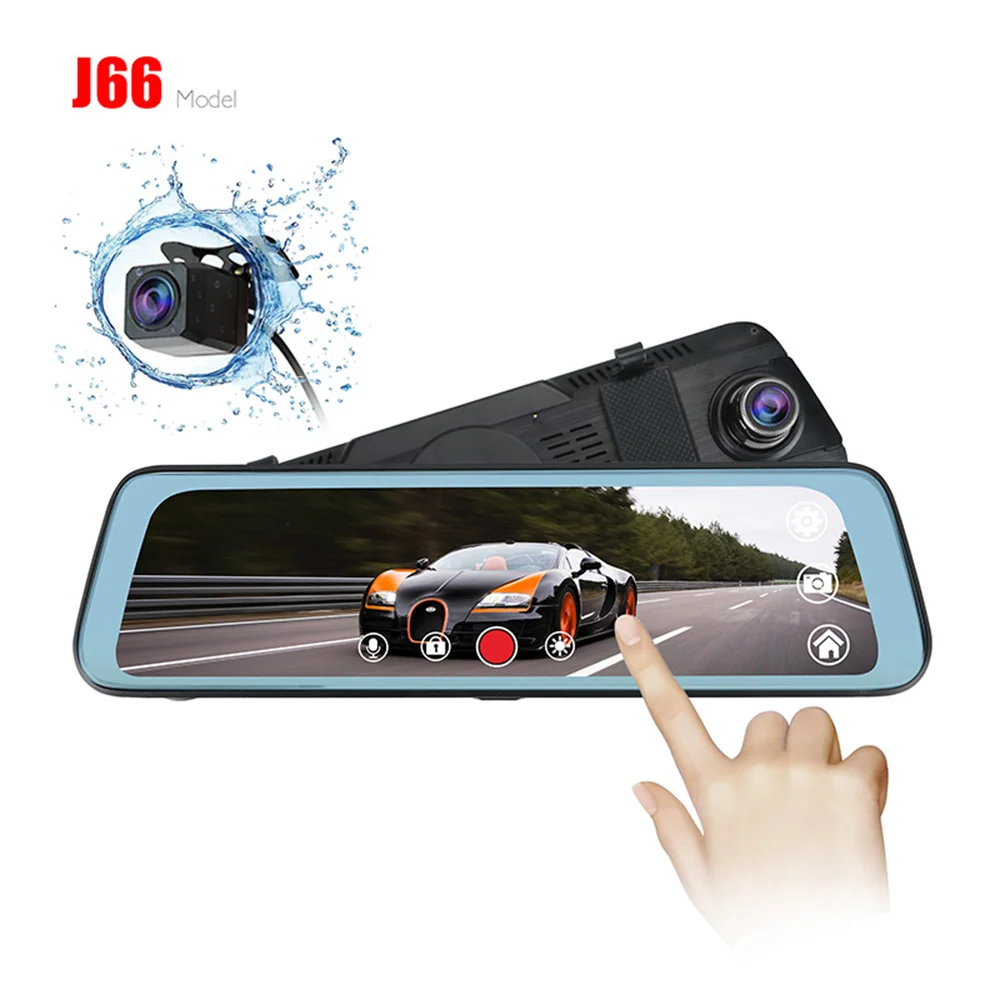 

2021 новейший FHD IPS сенсорный экран зеркало заднего вида потоковая передача медиа видеорегистратор Автомобильный видеорегистратор