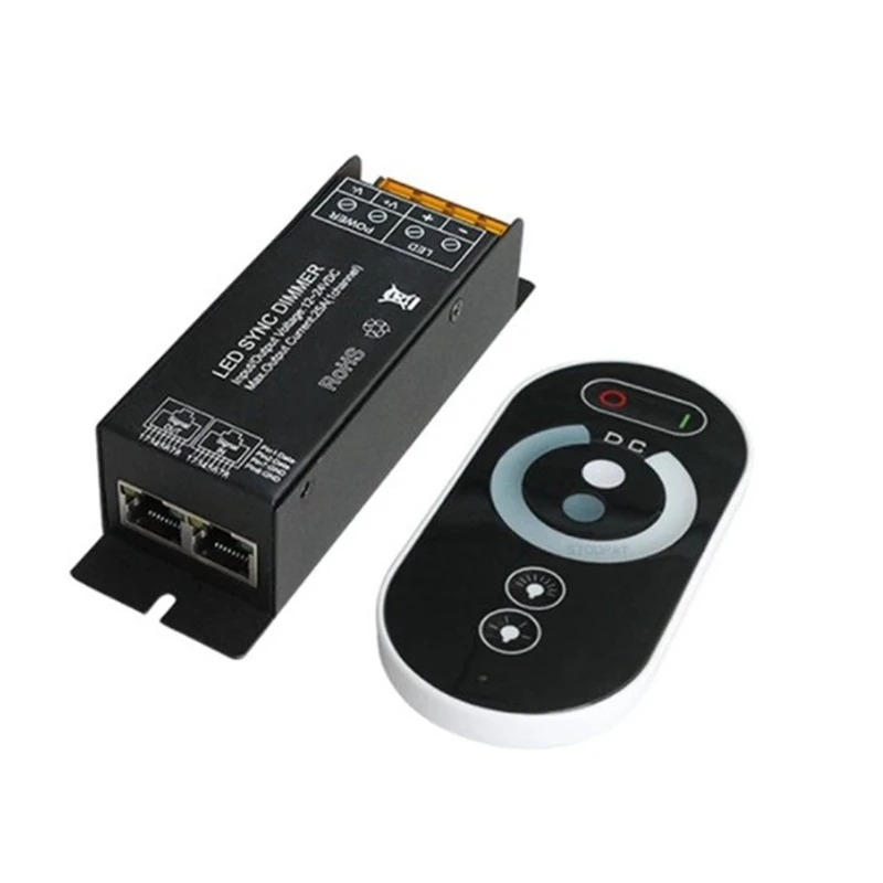 

Беспроводная светодиодная ленсветильник 25 А с полным контактом, Радиочастотный пульт дистанционного управления, светорегулятор для управ...