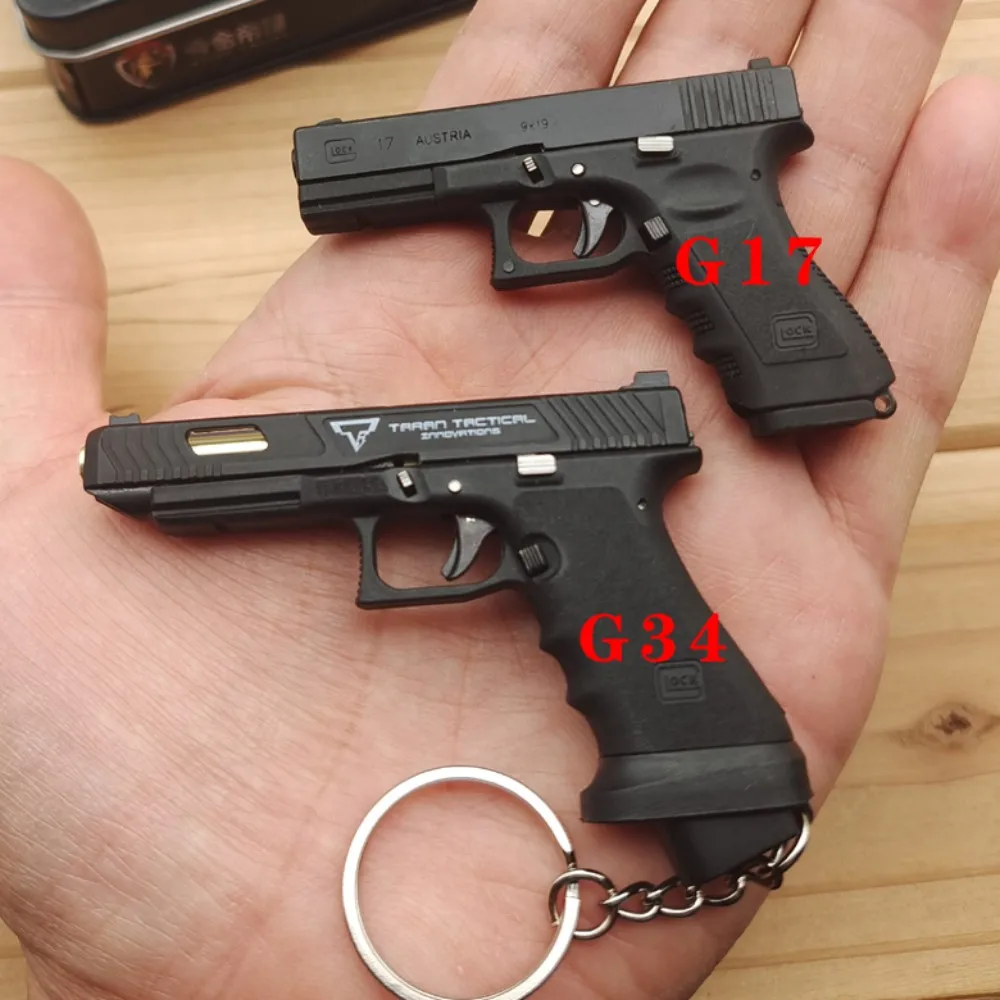 Новинка 2023 масштаб 1:3 Glock 34 тонти таран тактическая мини-игрушка из сплава