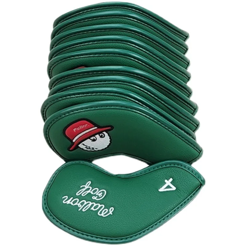 

Malbon 골프 클럽 헤드 세트 우드 세트 아이언 세트 퍼터 세트 10개 세트|Golf Iron Club Head Cover Sport Accessories Wedges Covers Ball Rod Head Protective