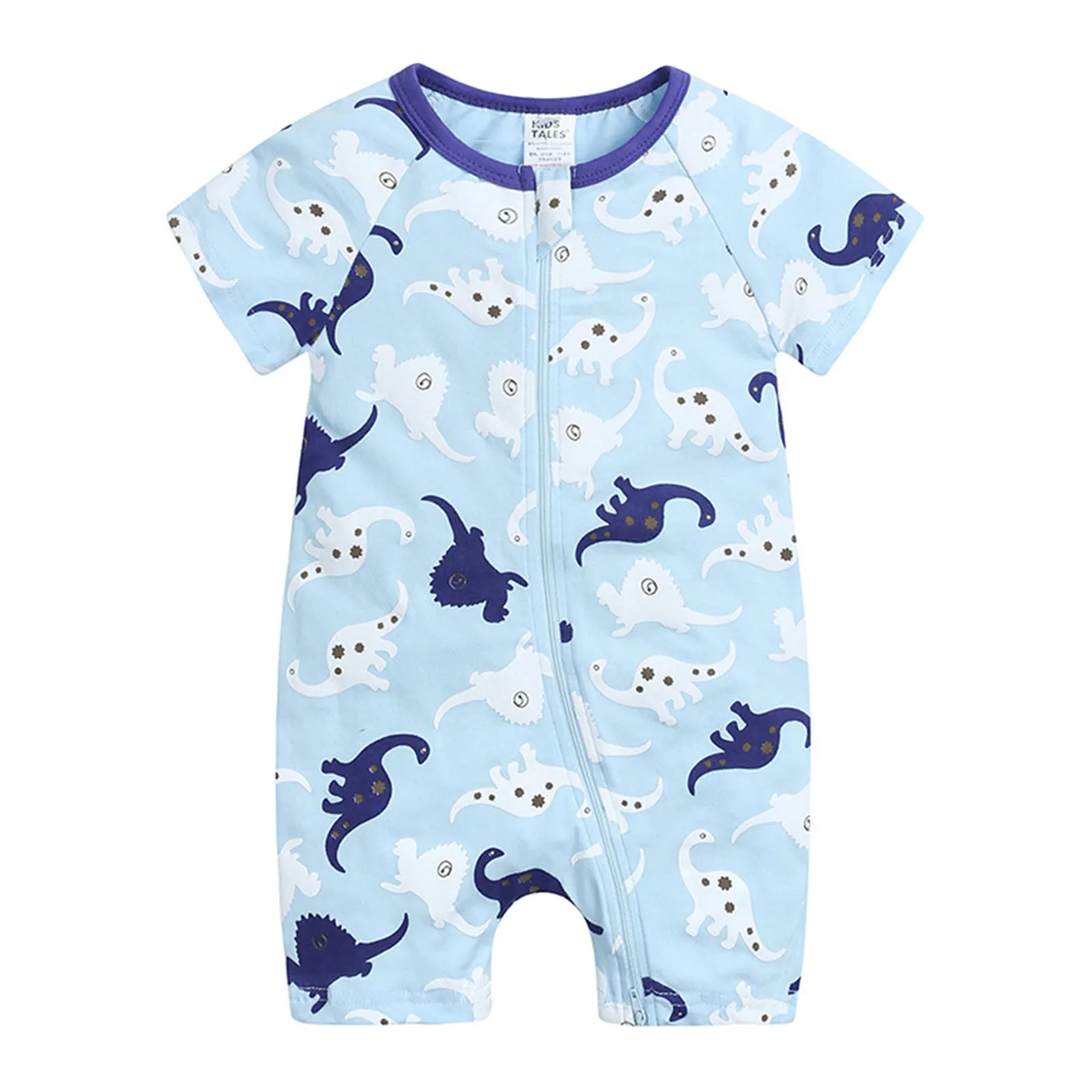 

Newborn Infant Baby Girls Boys Short Sleeve Dinosaur Print Jumpsuit Romper Set Clothing Sets For Children Girl Clothes Children