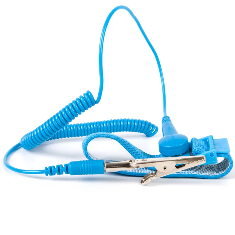 

Anti Static ESD Wrist Strap Elastic Band with Clip for Sensitive Electronics Repair Work Tools