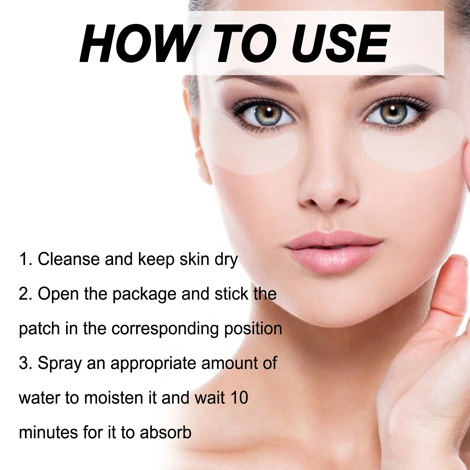 Коллагеновые растворимые пластыри пленка для удаления мешков под глазами темных