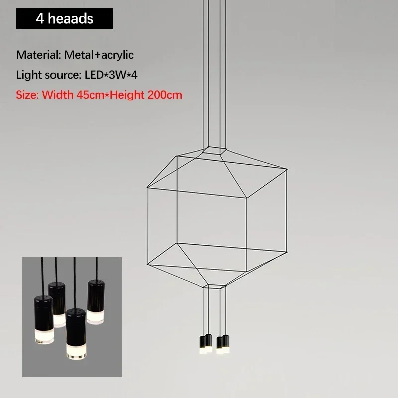 

LED люстра Luk Star современный стиль