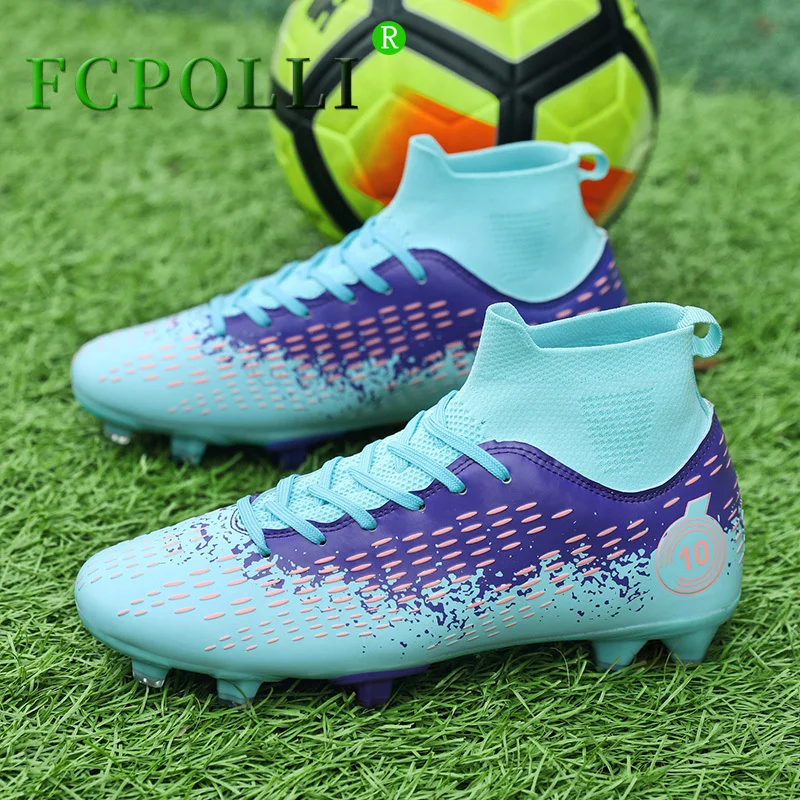 

2023 New Football Boots For Unisex Non-Slip Big Boy Football Shoes Long Spike Designer Indoor Soccer Shoes Couples Sports Shoe